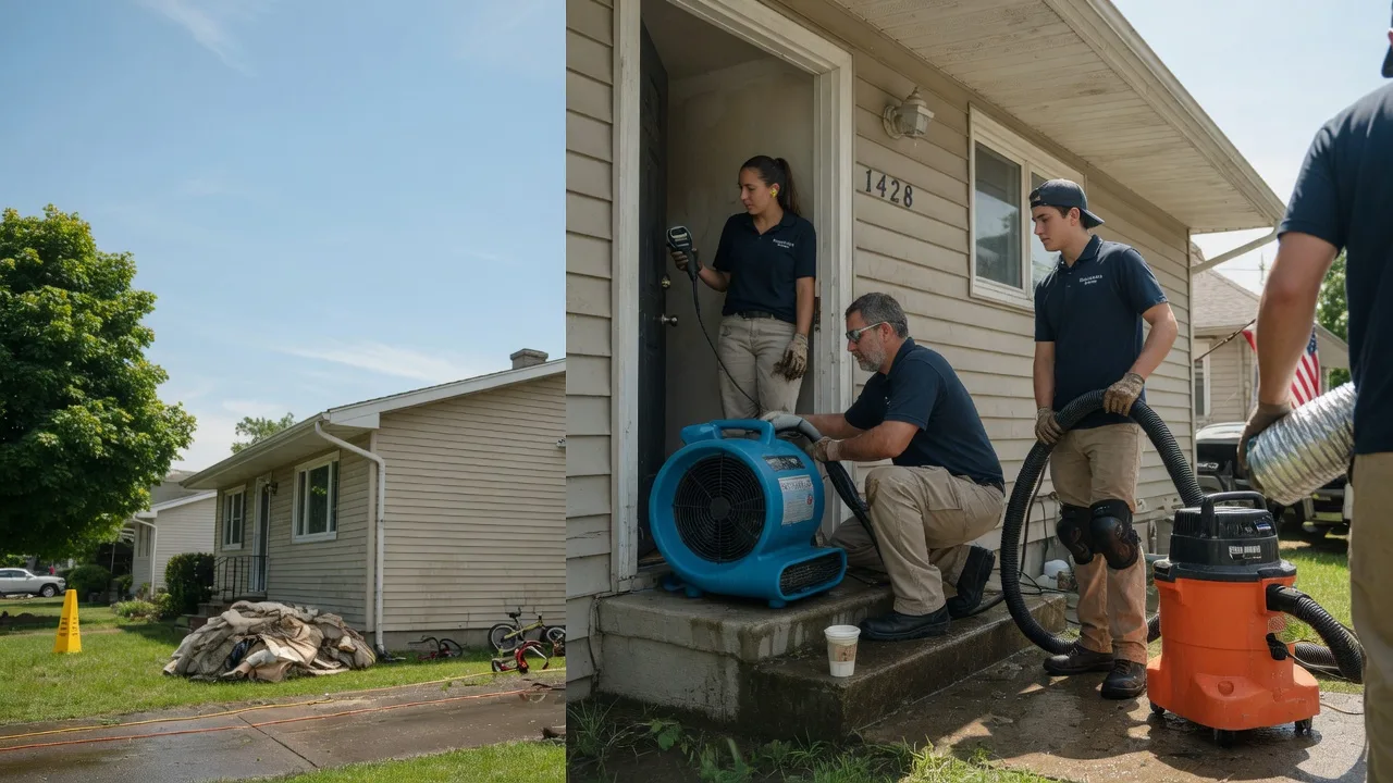 Water Damage Restoration in Chambersburg, IL near me